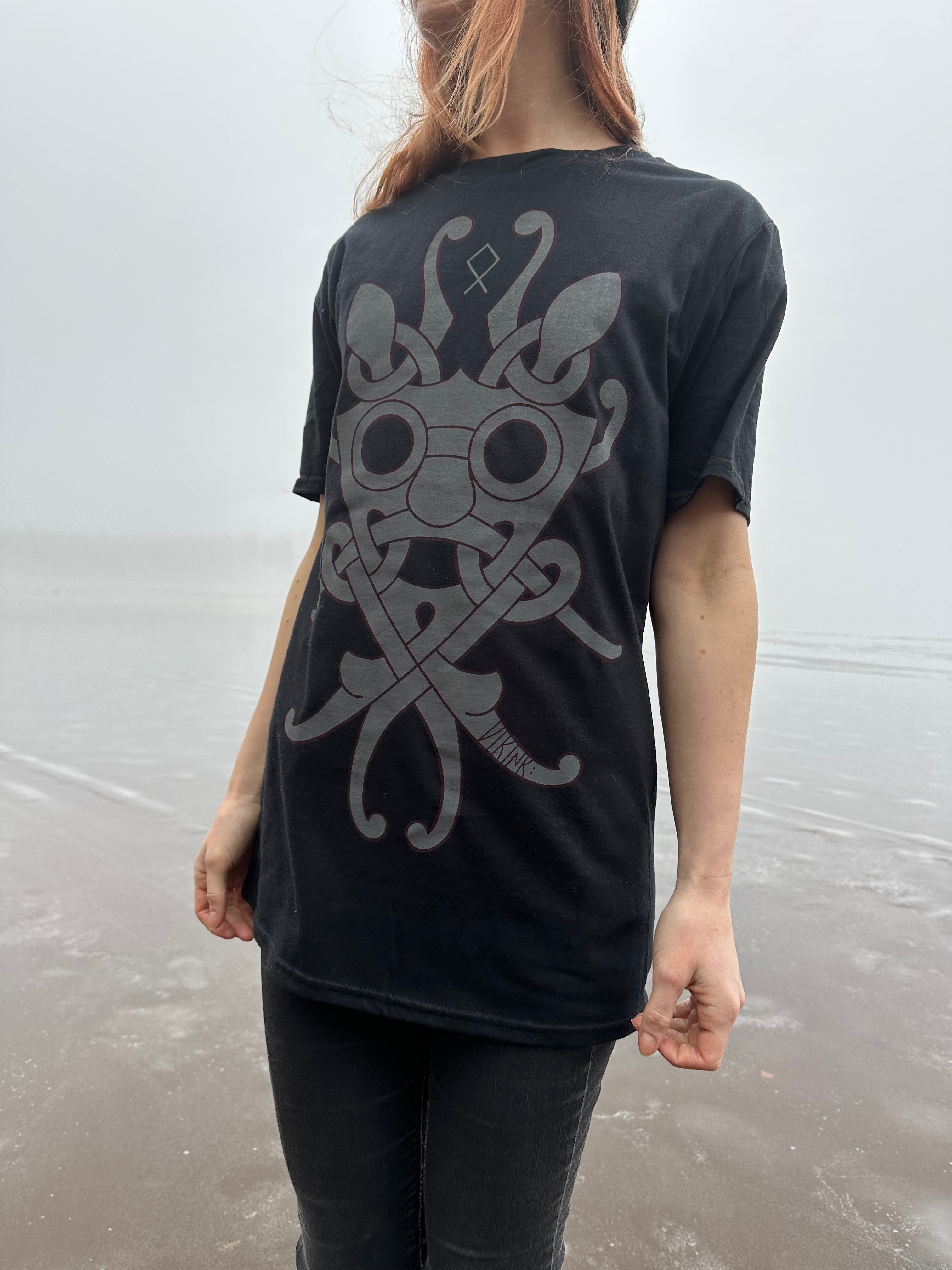 VIKINK Grey Mask T-shirt